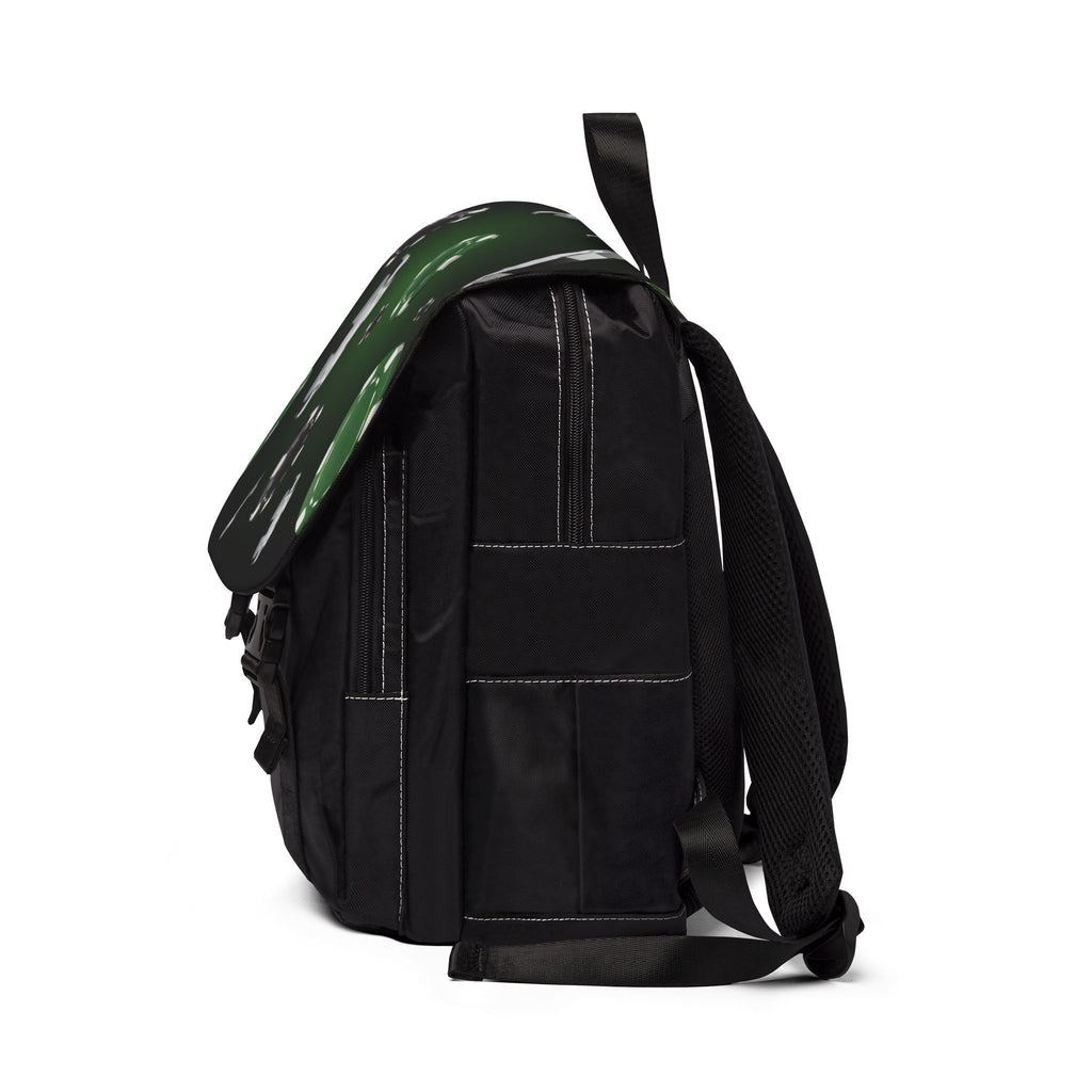 Green Poker Chip Backpack