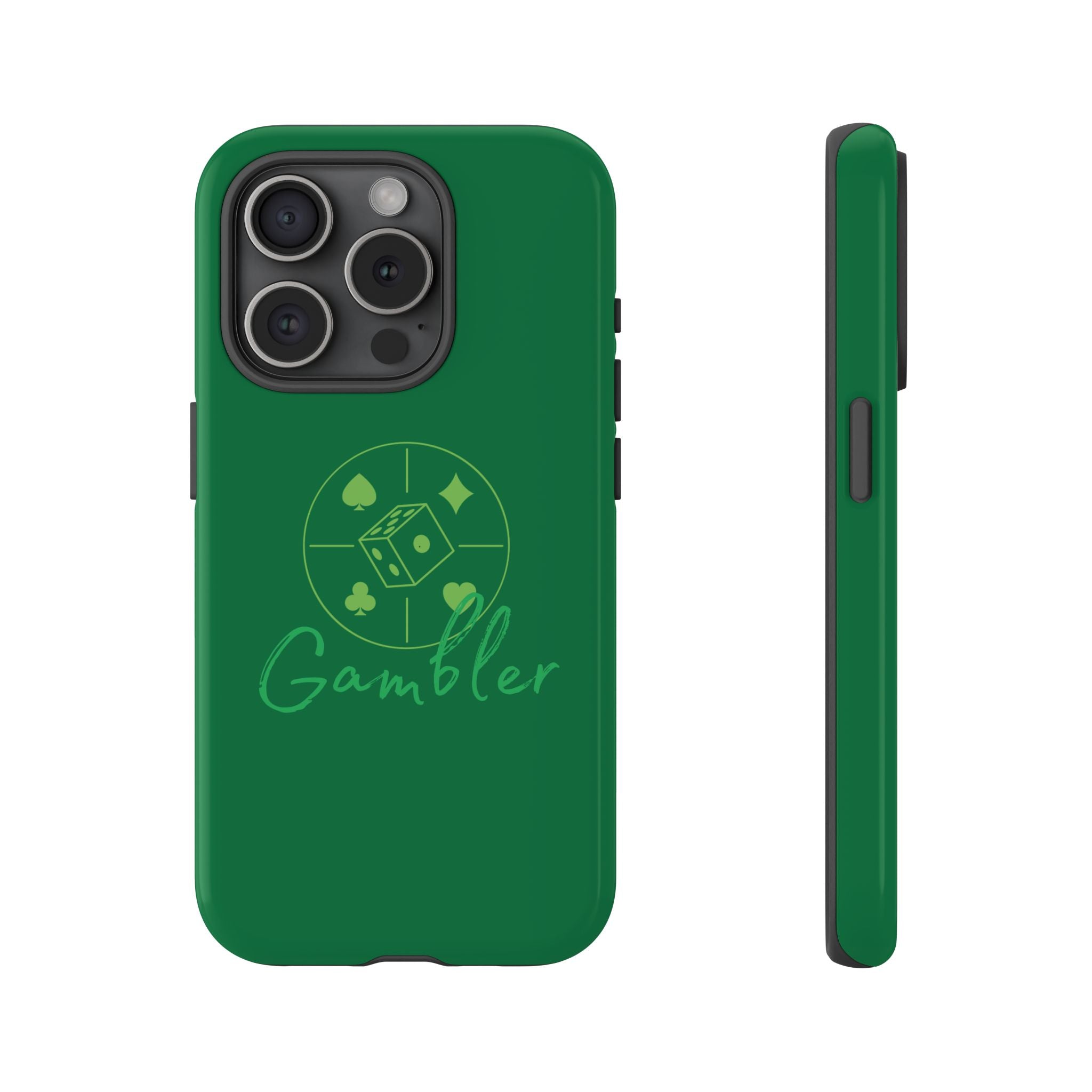Green Gambler iPhone Case
