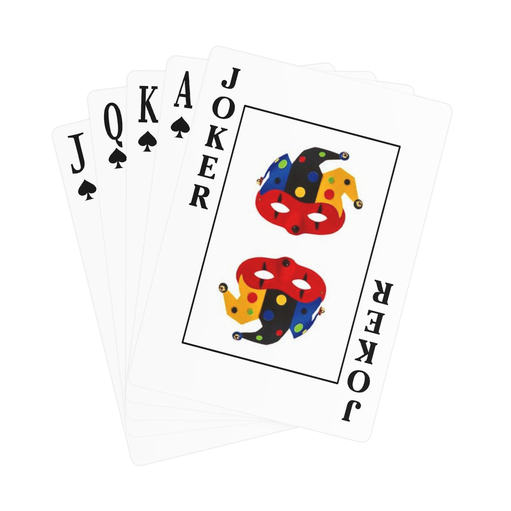 Tinted “No Face” Blue Benjamins Playing Cards