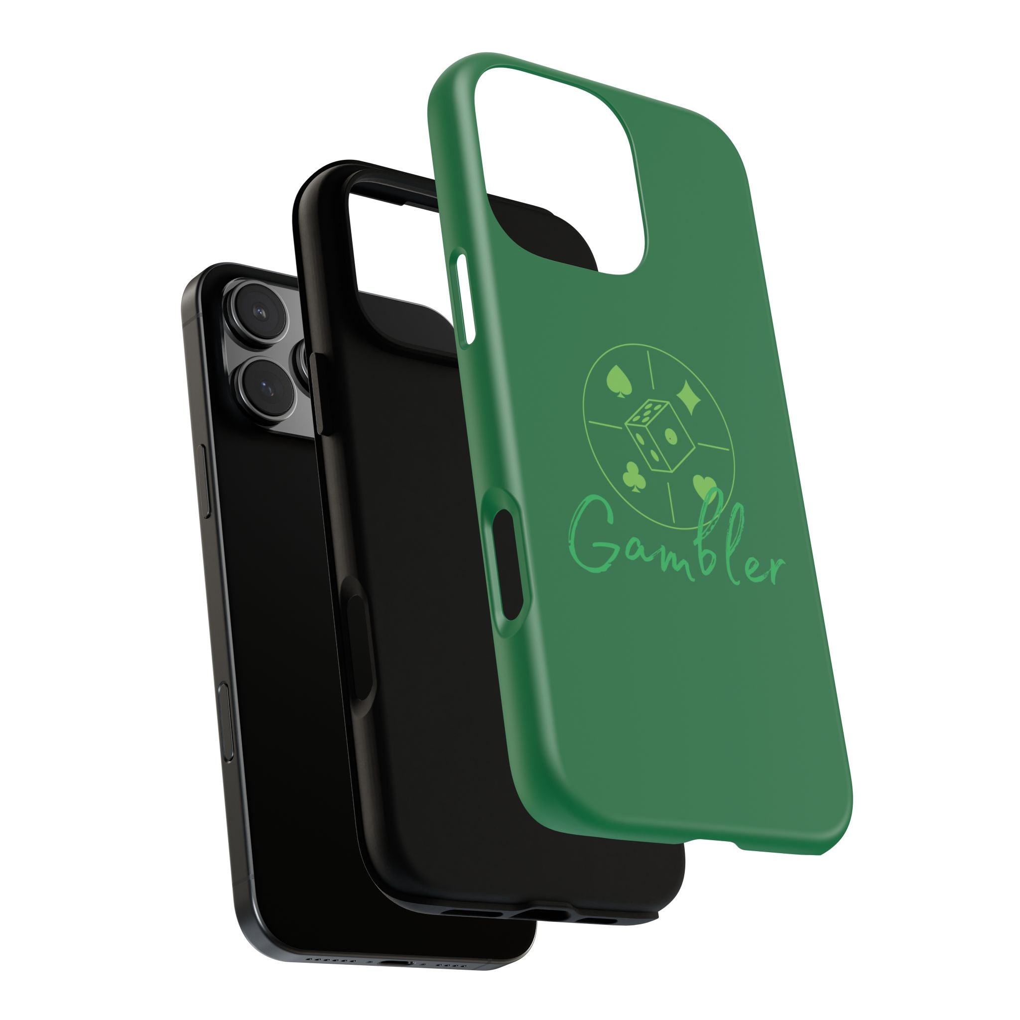 Green Gambler iPhone Case