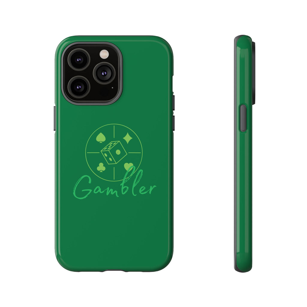 Green Gambler iPhone Case