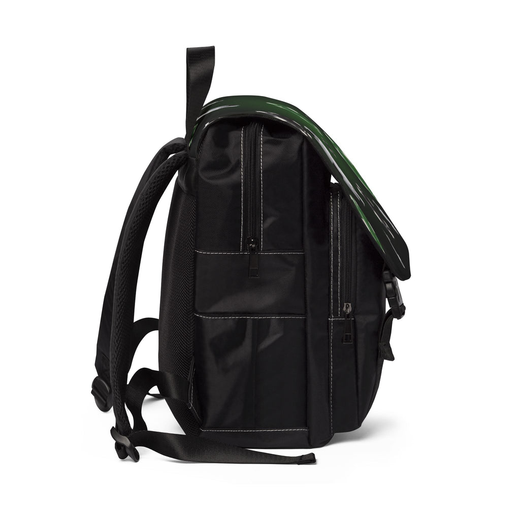 Green Poker Chip Backpack