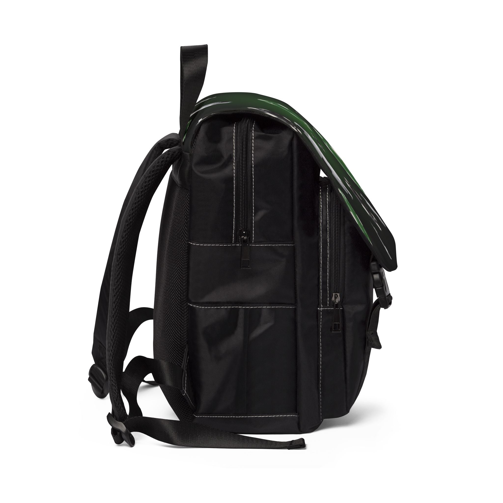 Green Poker Chip Backpack